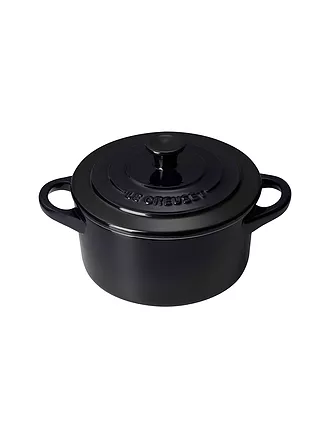 LE CREUSET | Mini-Cocotte "Poterie" 10cm (schwarz) 0,2L | 